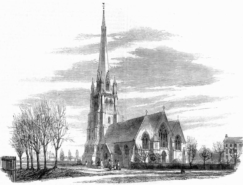 Christ Church in 1860