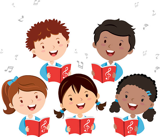 school choir singing